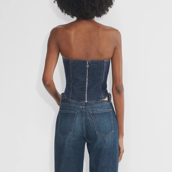 Aritzia - The '90s Debbie Denim Bustier - Picture 3 of 5